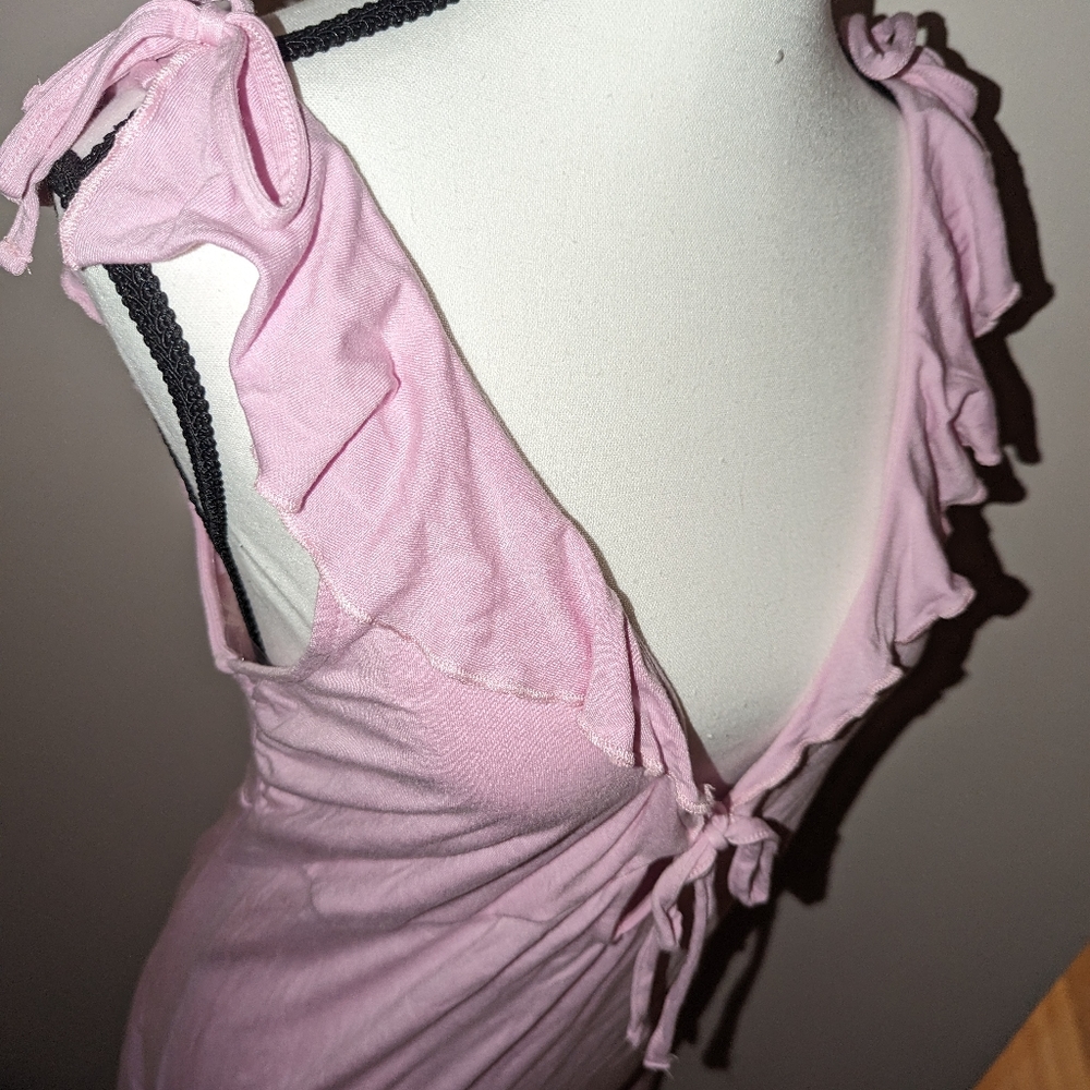Wild Fable Pink Ruffle Dress (Size: Medium) - Picture 5 of 8